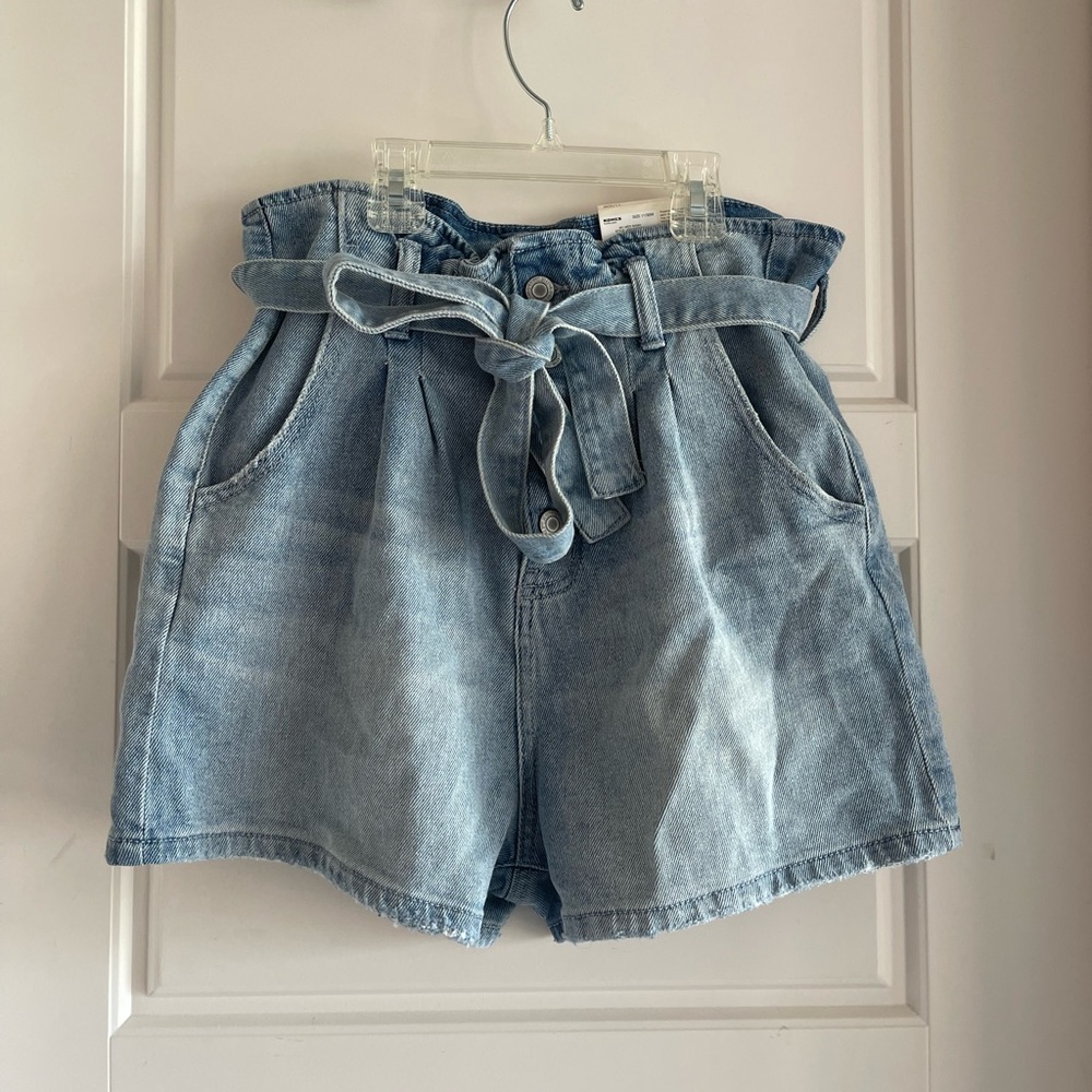 Brand New: High-Waisted Mom Jean Shorts